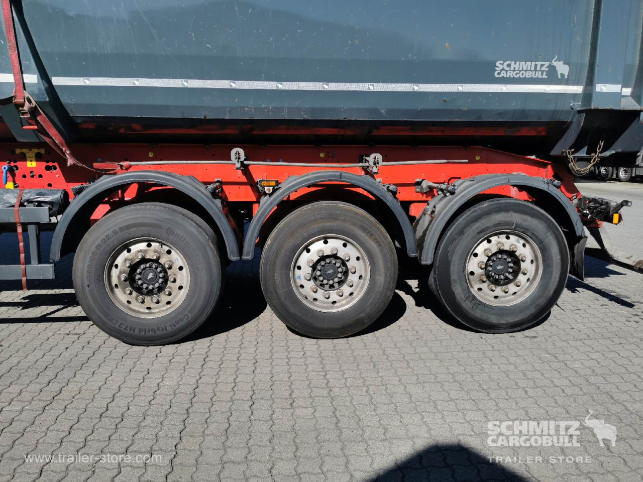 SCHMITZ Auflieger Kipper Stahlrundmulde 53m³ - Tipper semi-trailer: picture 2 SCHMITZ Auflieger Kipper Stahlrundmulde 53m³ - Tipper semi-trailer: picture 2