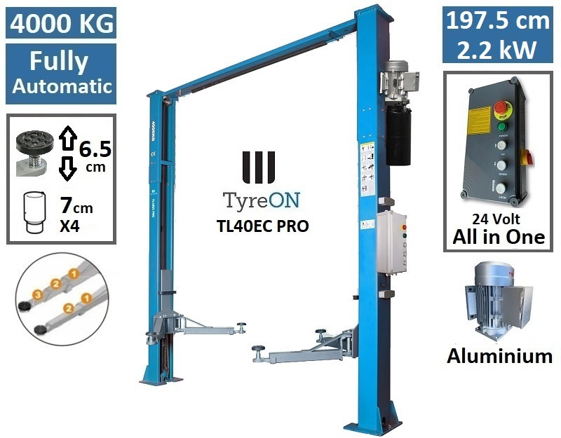 TL40EC PRO 2-column lift fully automatic - clear floor - Workshop equipment: picture 1 TL40EC PRO 2-column lift fully automatic - clear floor - Workshop equipment: picture 1