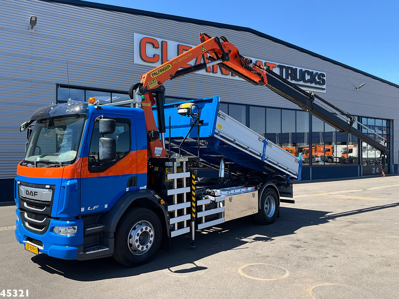 DAF FA LF 230 Euro 6 Palfinger 18 Tonmeter laadkraan Just 6.783 km! - Tipper, Crane truck: picture 1 DAF FA LF 230 Euro 6 Palfinger 18 Tonmeter laadkraan Just 6.783 km! - Tipper, Crane truck: picture 1