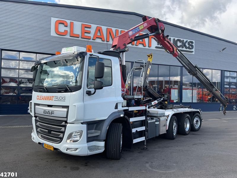 DAF FAQ CF 400 8x2 Euro 6 HMF 21 Tonmeter laadkraan - Hook lift truck, Crane truck: picture 1 DAF FAQ CF 400 8x2 Euro 6 HMF 21 Tonmeter laadkraan - Hook lift truck, Crane truck: picture 1