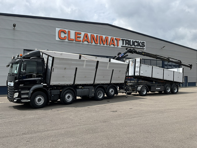 DAF FAX CF 480 Euro 6 HMF 21 Tonmeter laadkraan + KEL-BERG 3-zijdige kipper 21m³ - Tipper, Crane truck: picture 1 DAF FAX CF 480 Euro 6 HMF 21 Tonmeter laadkraan + KEL-BERG 3-zijdige kipper 21m³ - Tipper, Crane truck: picture 1