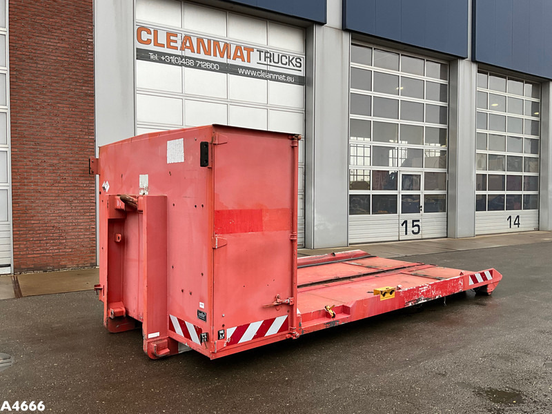 Flatcontainer met opbergruimte - Roll-off container: picture 1 Flatcontainer met opbergruimte - Roll-off container: picture 1
