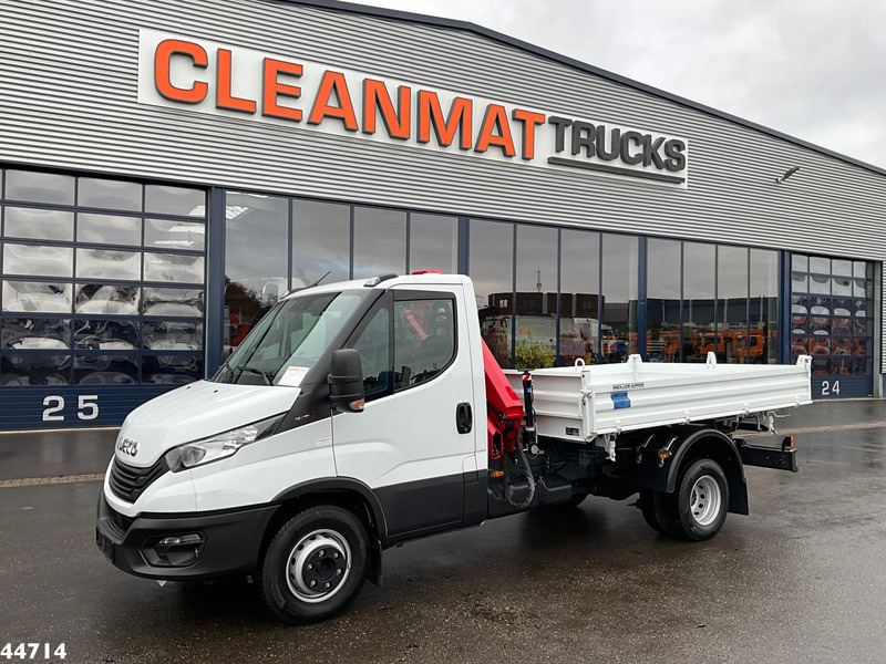 Iveco Daily 72C18 HMF laadkraan 3,4 Tonmeter laadkraan + Meiller 3-zijdige kipper New & Unused!! - Tipper, Crane truck: picture 3 Iveco Daily 72C18 HMF laadkraan 3,4 Tonmeter laadkraan + Meiller 3-zijdige kipper New & Unused!! - Tipper, Crane truck: picture 3