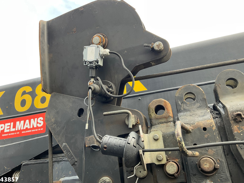 Crane truck MAN F2000 6x6 Full Steel Manual Palfinger 68 Tonmeter Dachdecker kran Just 54.133 km!: picture 13