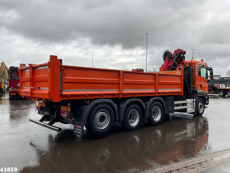 Tipper, Crane truck MAN TGS 35.400 8x4 Euro 6 Palfinger 17 Tonmeter Z-kraan: picture 7