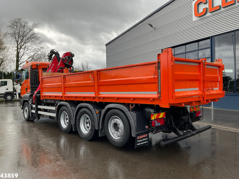 Tipper, Crane truck MAN TGS 35.400 8x4 Euro 6 Palfinger 17 Tonmeter Z-kraan: picture 8