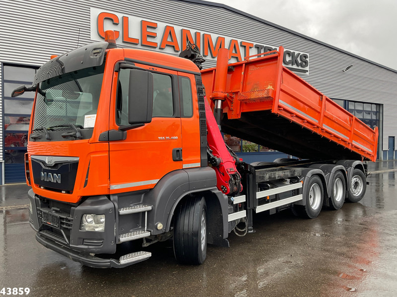 MAN TGS 35.400 8x4 Euro 6 Palfinger 17 Tonmeter Z-kraan - Tipper, Crane truck: picture 3 MAN TGS 35.400 8x4 Euro 6 Palfinger 17 Tonmeter Z-kraan - Tipper, Crane truck: picture 3