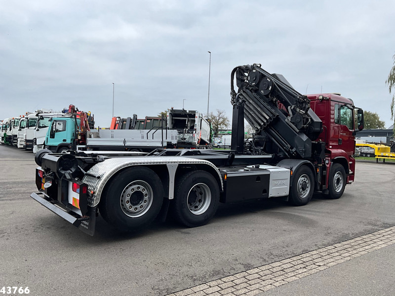 MAN TGS 35.480 8x4H Euro 6 HMF 40 Tonmeter laadkraan + Fly-Jib - Hook lift truck, Crane truck: picture 4 MAN TGS 35.480 8x4H Euro 6 HMF 40 Tonmeter laadkraan + Fly-Jib - Hook lift truck, Crane truck: picture 4