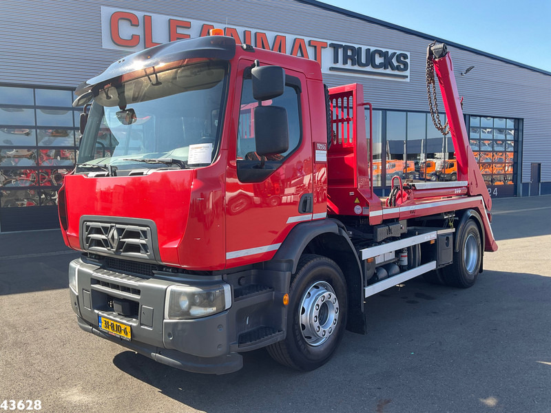 Skip loader truck Renault C 280 VDL 14 Ton portaalarmsysteem: picture 1