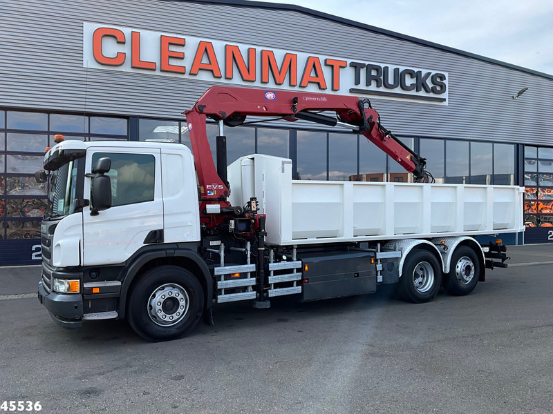 Scania P 340 Euro 6 CNG HMF 25 Tonmeter laadkraan Just 72.852 km! - Tipper, Crane truck: picture 2 Scania P 340 Euro 6 CNG HMF 25 Tonmeter laadkraan Just 72.852 km! - Tipper, Crane truck: picture 2