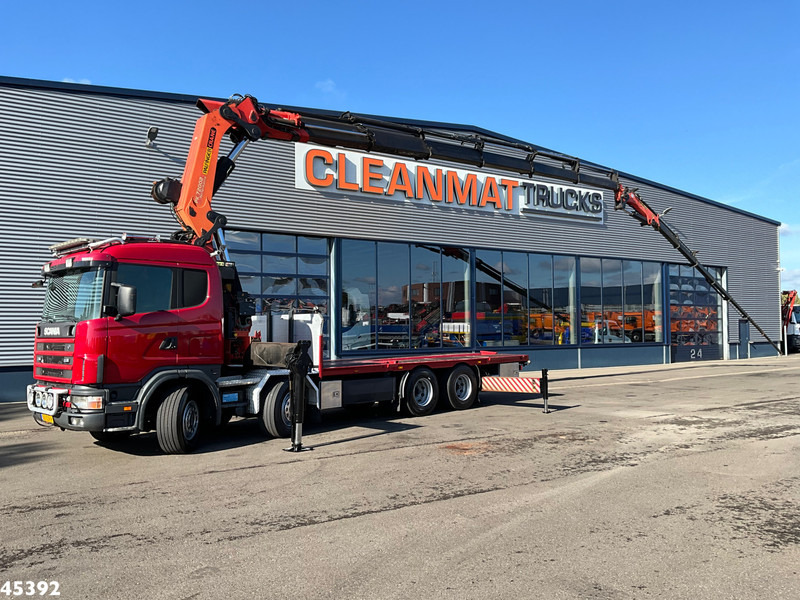 Scania R 124.420 8x4 Palfinger 72 Tonmeter laadkraan + Fly-Jib! - Crane truck: picture 1 Scania R 124.420 8x4 Palfinger 72 Tonmeter laadkraan + Fly-Jib! - Crane truck: picture 1