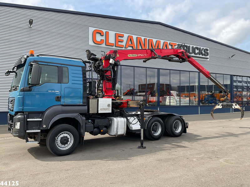 MAN TGS 33.480 6x6 Euro 6 Palfinger 27 Tonmeter boomkraan - Tractor unit: picture 1 MAN TGS 33.480 6x6 Euro 6 Palfinger 27 Tonmeter boomkraan - Tractor unit: picture 1