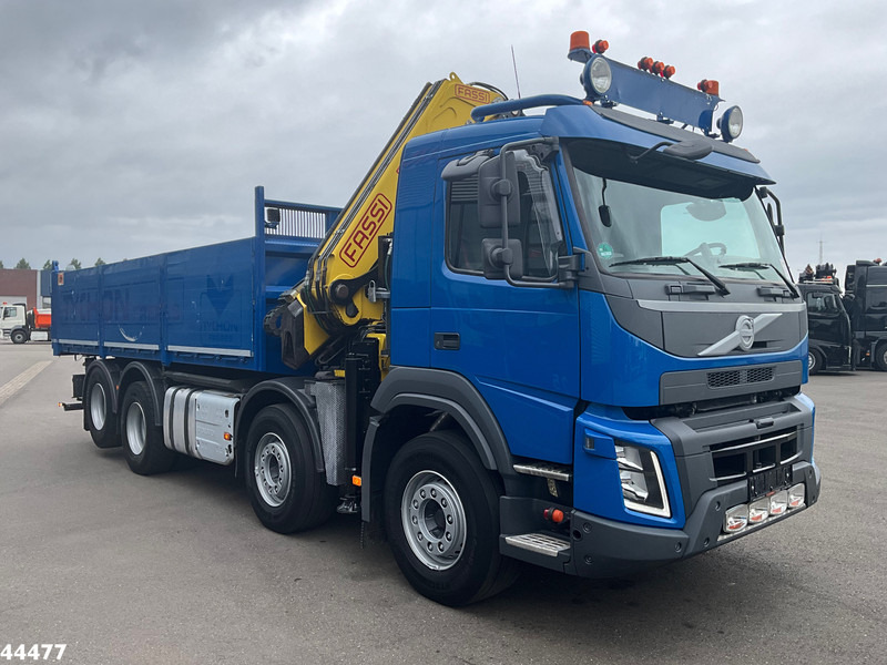 Tipper, Crane truck Volvo FMX 540 8x4 Euro 6 Fassi 36 Tonmeter laadkraan: picture 6