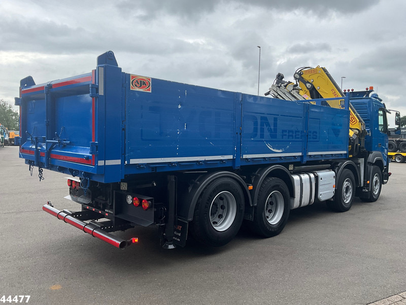 Tipper, Crane truck Volvo FMX 540 8x4 Euro 6 Fassi 36 Tonmeter laadkraan: picture 9