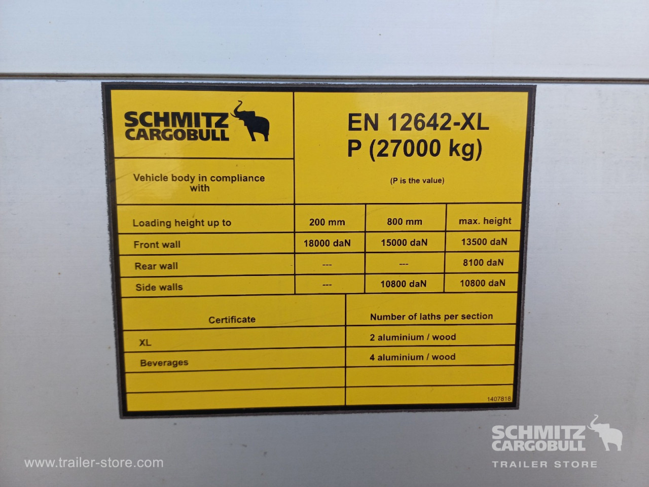 SCHMITZ Auflieger Curtainsider Mega - Curtainsider semi-trailer: picture 5 SCHMITZ Auflieger Curtainsider Mega - Curtainsider semi-trailer: picture 5