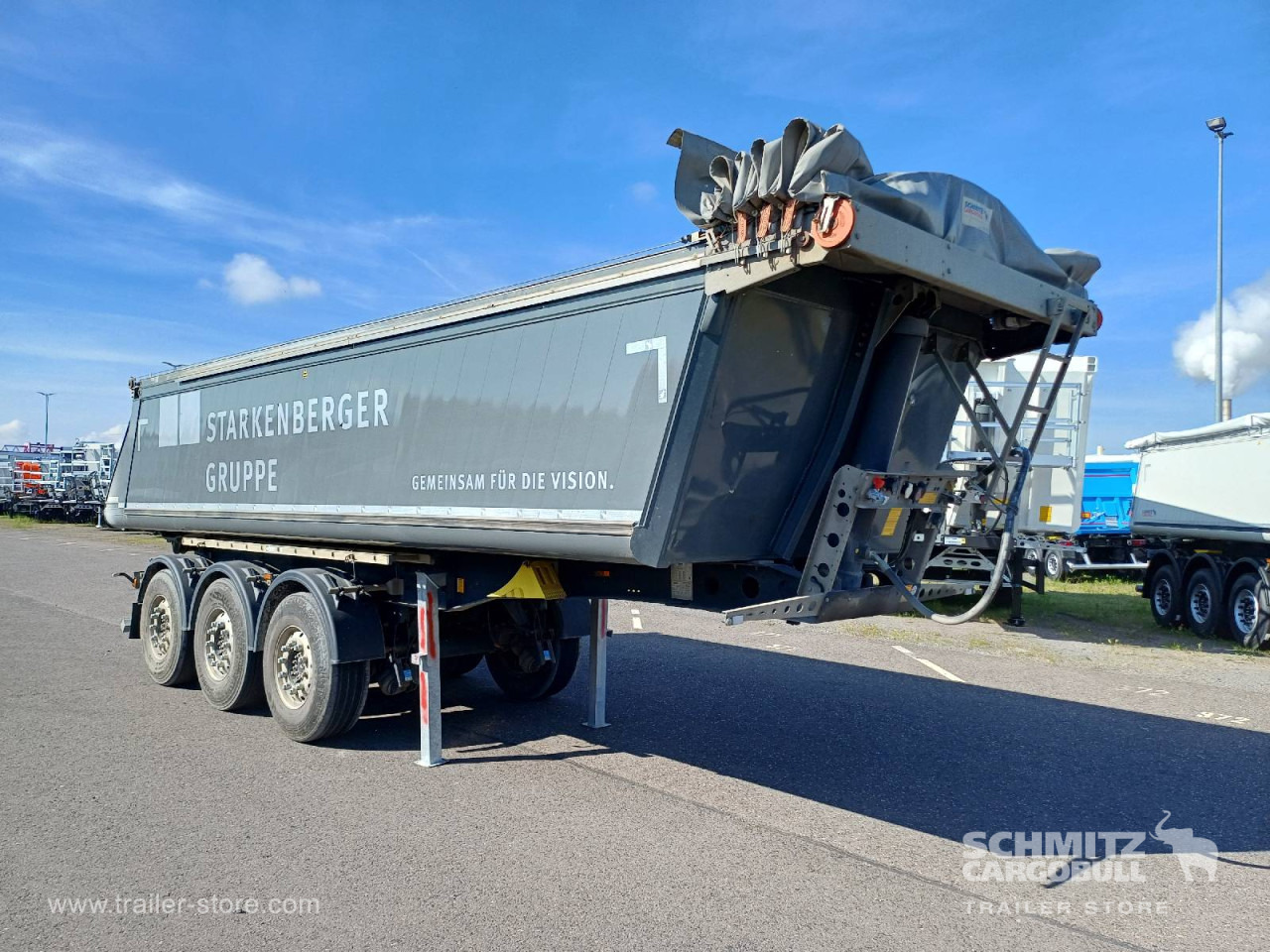 SCHMITZ Auflieger Kipper Alukastenmulde 24m³ - Tipper semi-trailer: picture 1 SCHMITZ Auflieger Kipper Alukastenmulde 24m³ - Tipper semi-trailer: picture 1