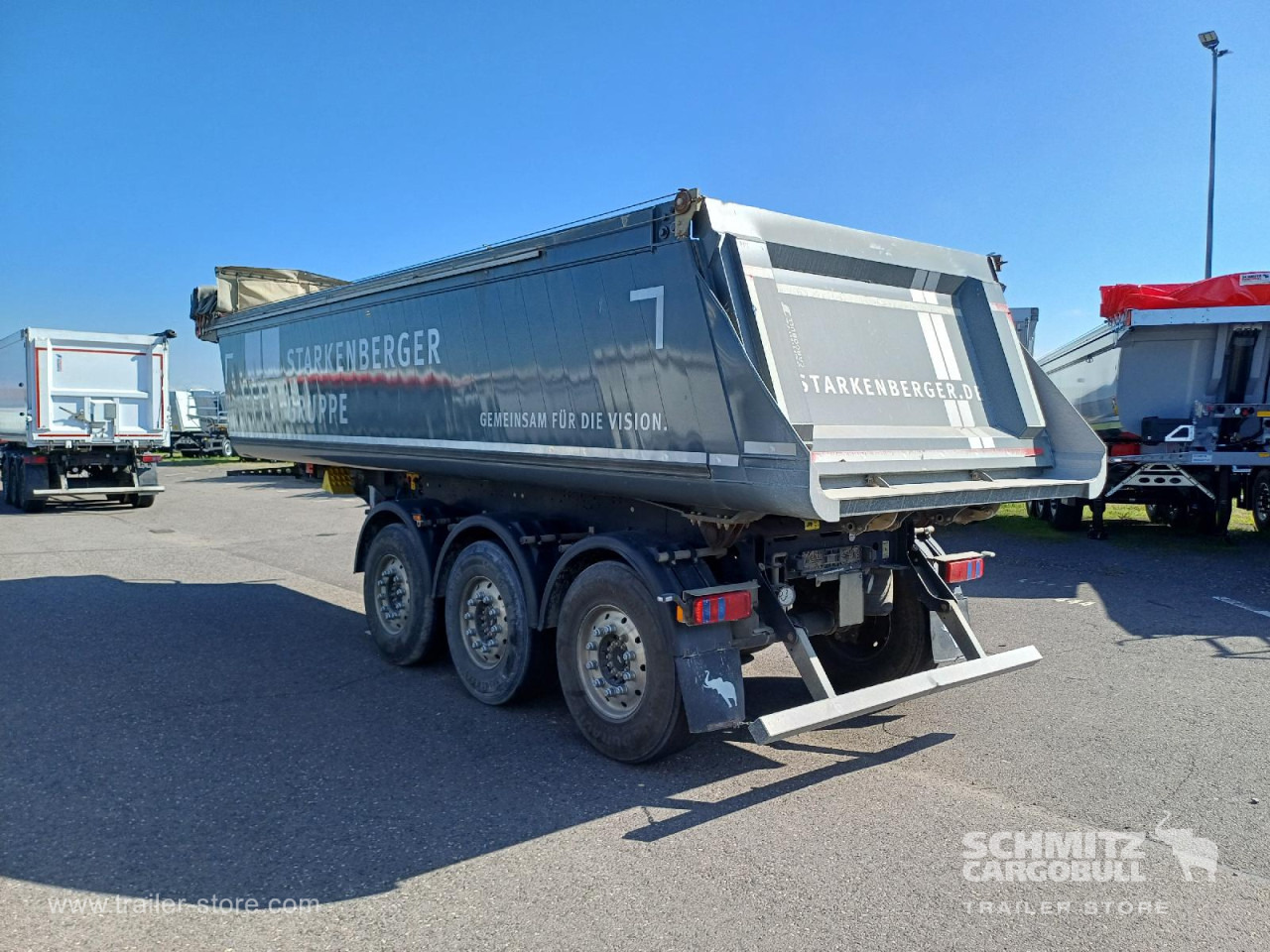 SCHMITZ Auflieger Kipper Alukastenmulde 24m³ - Tipper semi-trailer: picture 5 SCHMITZ Auflieger Kipper Alukastenmulde 24m³ - Tipper semi-trailer: picture 5