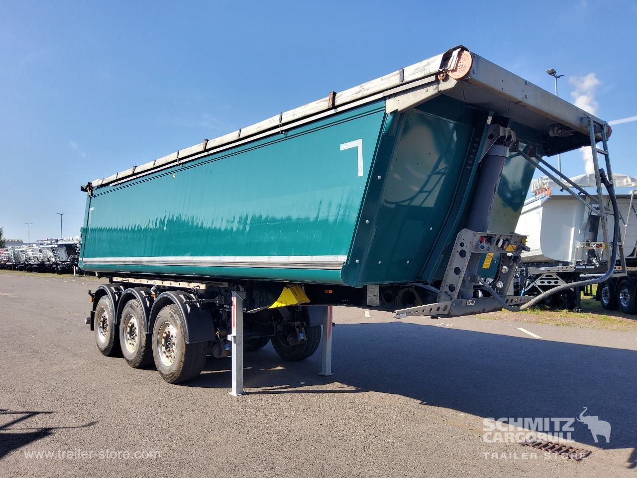 SCHMITZ Auflieger Kipper Alukastenmulde 27m³ - Tipper semi-trailer: picture 1 SCHMITZ Auflieger Kipper Alukastenmulde 27m³ - Tipper semi-trailer: picture 1