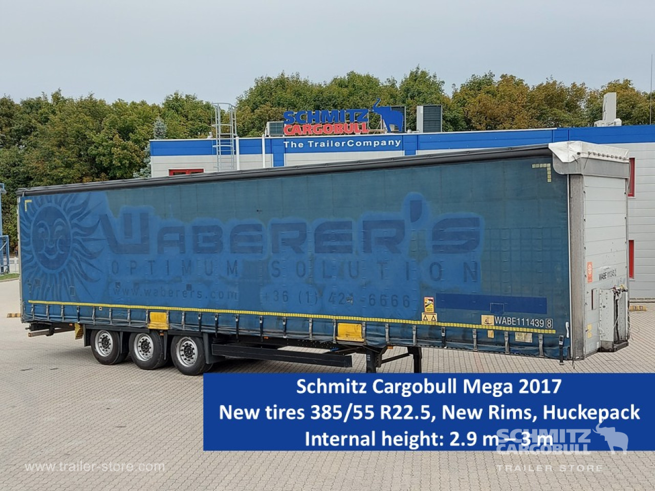 Curtainsider semi-trailer SCHMITZ Curtainsider Mega: picture 1