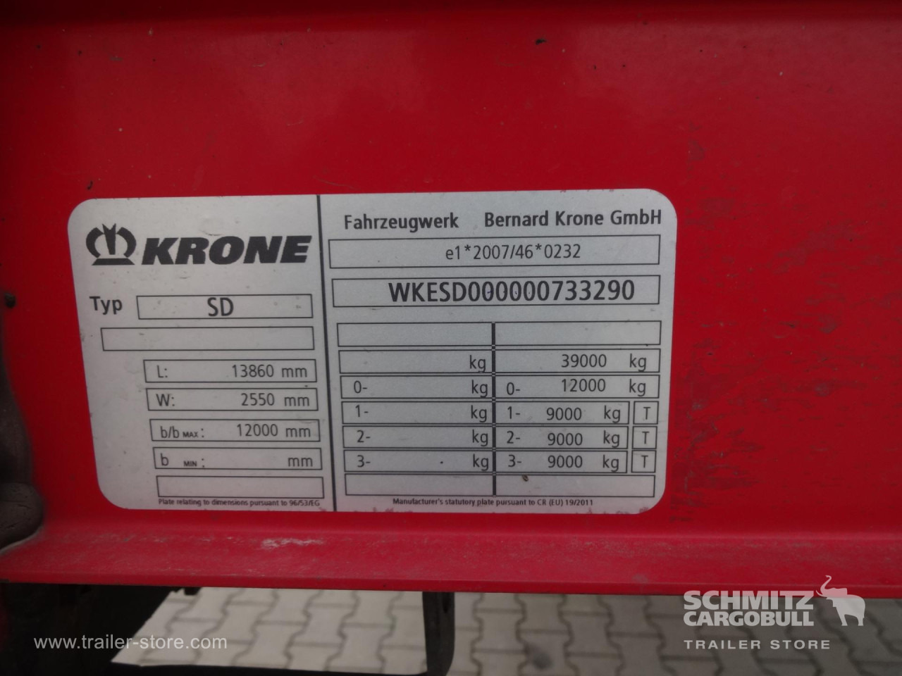 KRONE Curtainsider Mega - Curtainsider semi-trailer: picture 2 KRONE Curtainsider Mega - Curtainsider semi-trailer: picture 2