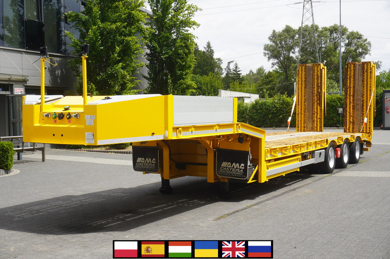 CASTERA S/R 38T semi-trailer / steering axle - Low loader semi-trailer: picture 1 CASTERA S/R 38T semi-trailer / steering axle - Low loader semi-trailer: picture 1
