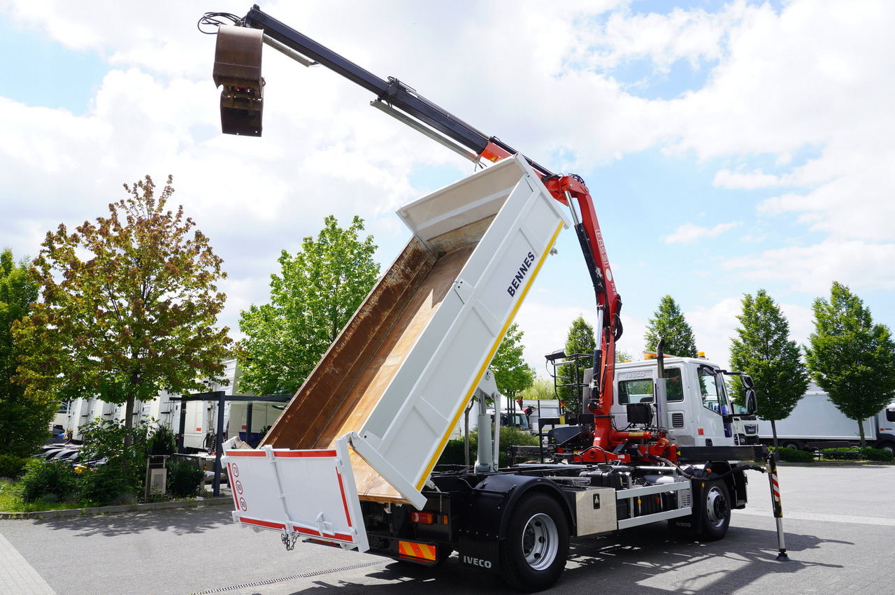 IVECO Eurocargo 160E22 EEV Dump truck / Bortmatic / Crane FASSI F95A.0.22 - Dropside/ Flatbed truck, Crane truck: picture 5 IVECO Eurocargo 160E22 EEV Dump truck / Bortmatic / Crane FASSI F95A.0.22 - Dropside/ Flatbed truck, Crane truck: picture 5