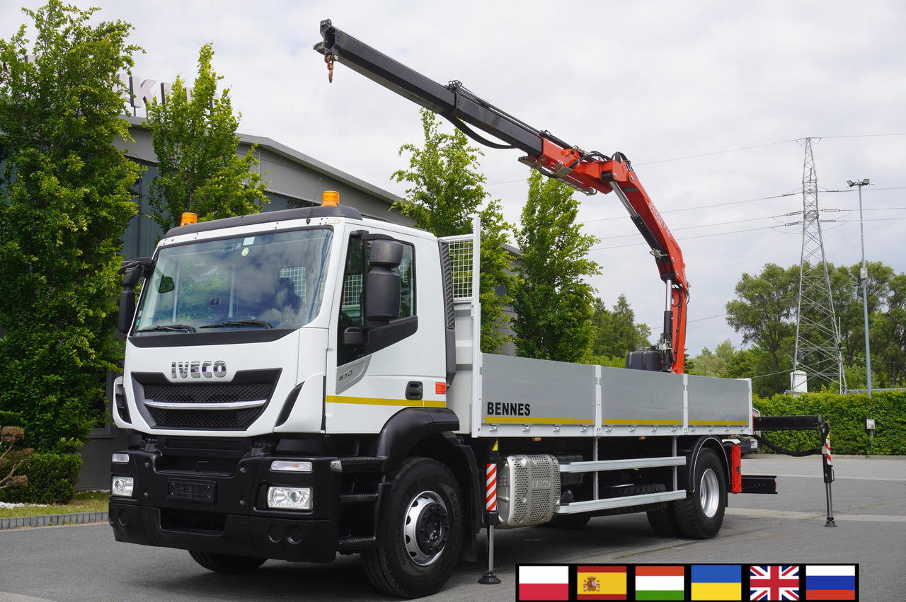 Iveco Stralis 310 / 34 tho km !!! / FASSI 4 Tons 400 MTH! / Flatbed - Dropside/ Flatbed truck, Crane truck: picture 1 Iveco Stralis 310 / 34 tho km !!! / FASSI 4 Tons 400 MTH! / Flatbed - Dropside/ Flatbed truck, Crane truck: picture 1