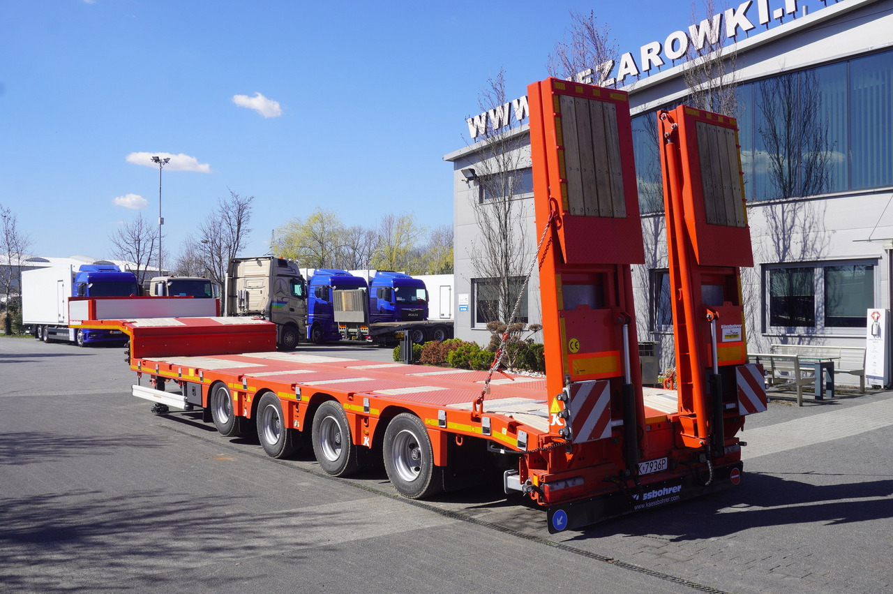 Low loader semi-trailer for transportation of heavy machinery KÄSSBOHRER BRAND-NEW LB3E low-bed semi-trailer / 2025 / 4 axles: picture 6
