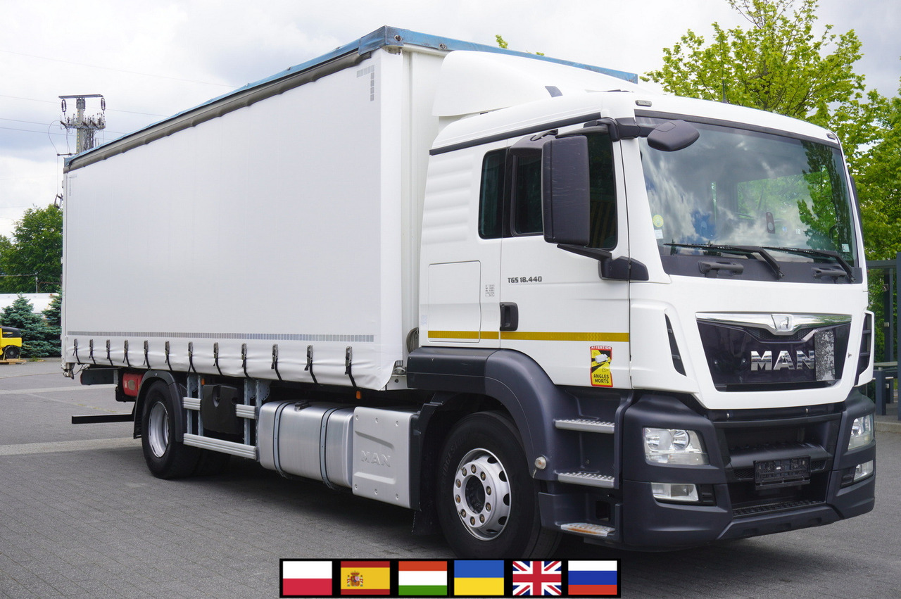 MAN TGS 18.440 / 19 EPAL curtainsider / Sleeper cab - Curtainsider truck: picture 1 MAN TGS 18.440 / 19 EPAL curtainsider / Sleeper cab - Curtainsider truck: picture 1