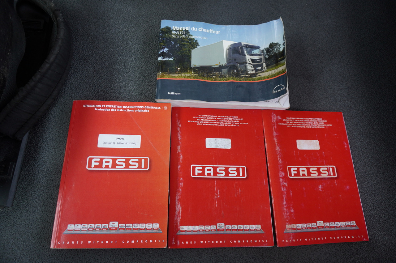 Crane truck MAN TGS 26.360 Flatbed / Fassi F175 7.7 T / steered 3rd axle: picture 29 Crane truck MAN TGS 26.360 Flatbed / Fassi F175 7.7 T / steered 3rd axle: picture 29