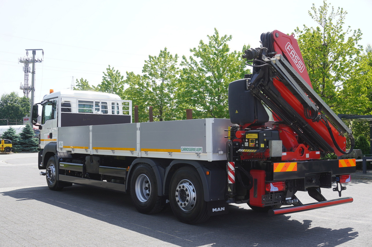 Crane truck MAN TGS 26.360 Flatbed / Fassi F175 7.7 T / steered 3rd axle: picture 6 Crane truck MAN TGS 26.360 Flatbed / Fassi F175 7.7 T / steered 3rd axle: picture 6