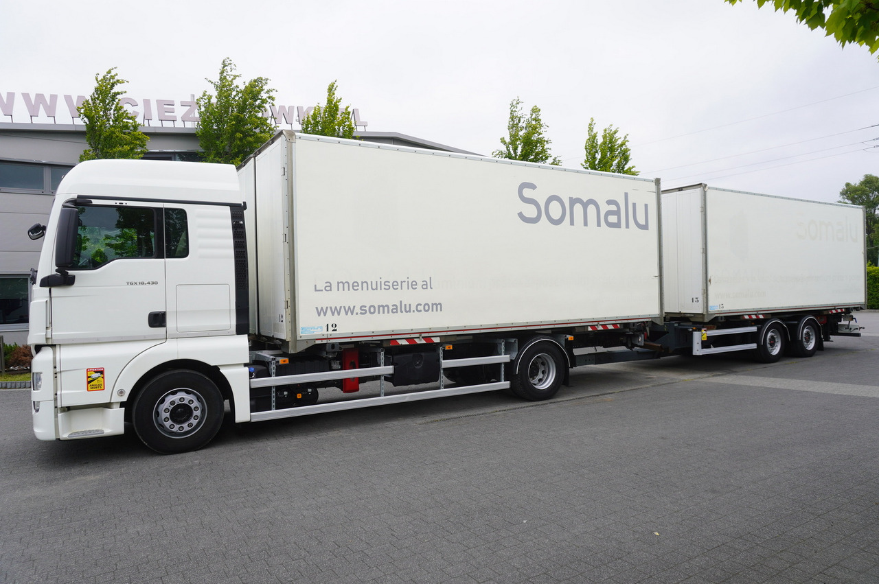 MAN TGX 18.430 / 18 EPAL box / Fruehauf 18 EPAL box trailer / 2021 - Box truck: picture 2 MAN TGX 18.430 / 18 EPAL box / Fruehauf 18 EPAL box trailer / 2021 - Box truck: picture 2