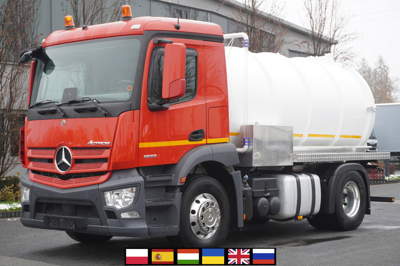 MERCEDES-BENZ Actros 1833 / 260 tho. km / NEW septic tank 11000 l - Tank truck: picture 1 MERCEDES-BENZ Actros 1833 / 260 tho. km / NEW septic tank 11000 l - Tank truck: picture 1