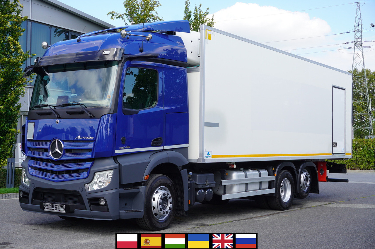 MERCEDES-BENZ Actros 2546 / Lecapitaine refrigerator 20 EPAL / Multitemperature / Carrier Supra 1150 MT - Refrigerator truck: picture 1 MERCEDES-BENZ Actros 2546 / Lecapitaine refrigerator 20 EPAL / Multitemperature / Carrier Supra 1150 MT - Refrigerator truck: picture 1