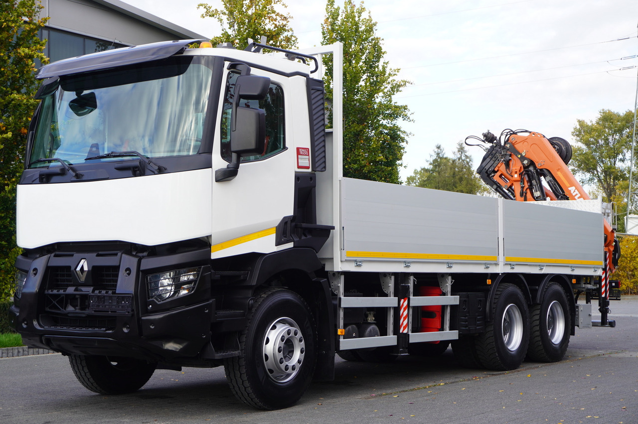 RENAULT C380 Comfort 6x4 / Atlas 172.3E crane / Range 12.3 m / capacity 6.1 t / Flatbed 17 EPAL - Crane truck: picture 2 RENAULT C380 Comfort 6x4 / Atlas 172.3E crane / Range 12.3 m / capacity 6.1 t / Flatbed 17 EPAL - Crane truck: picture 2