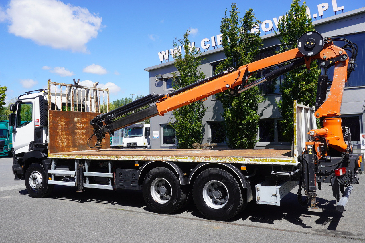 RENAULT C380 Comfort 6x4 / Atlas 6.1 T crane / range 12.3 m - Dropside/ Flatbed truck, Crane truck: picture 2 RENAULT C380 Comfort 6x4 / Atlas 6.1 T crane / range 12.3 m - Dropside/ Flatbed truck, Crane truck: picture 2