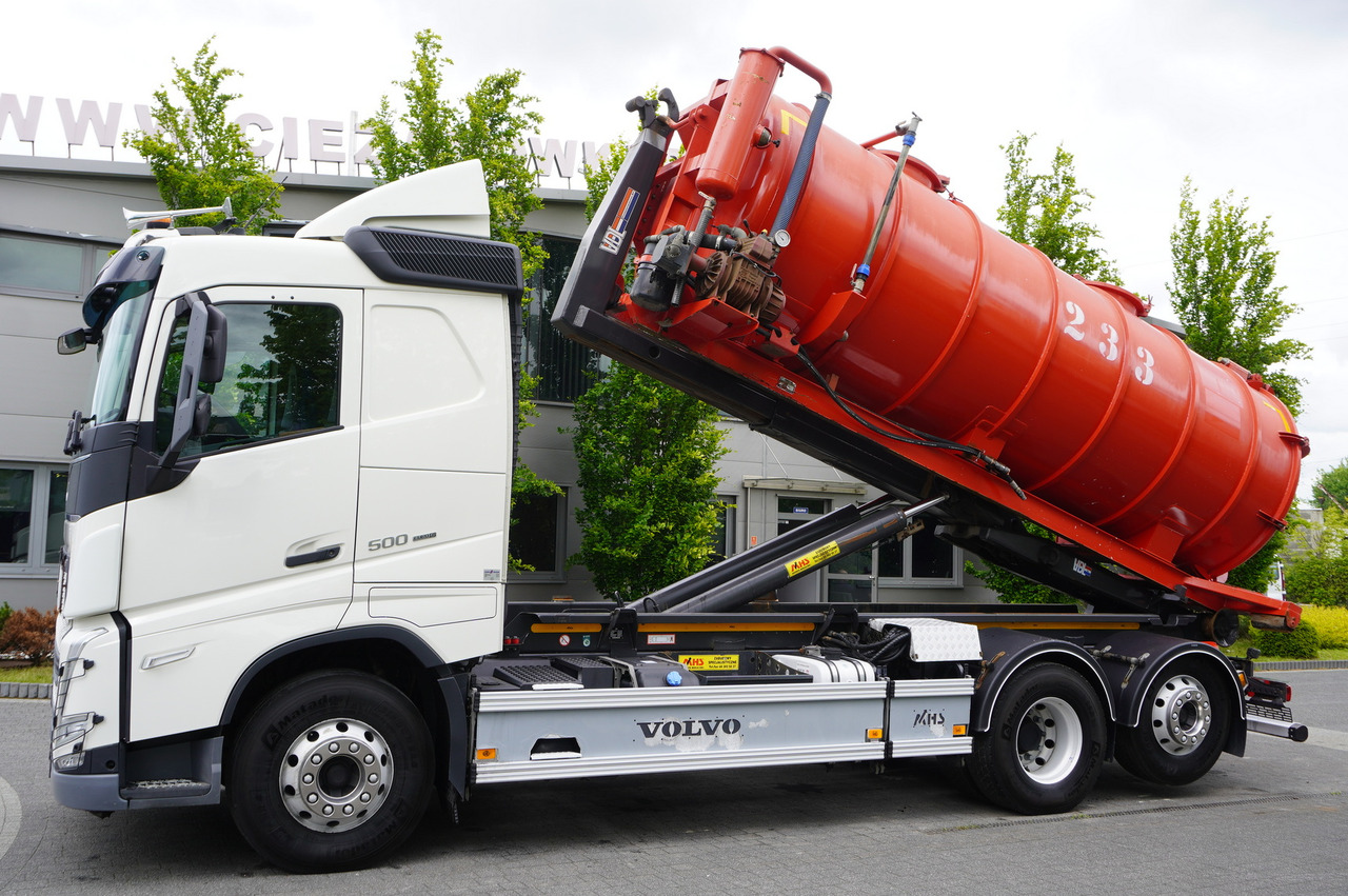 VOLVO Volvo FH 500 / Septic barrel 13000 l / Hook lift 21 t / 2022 / 3rd axle steered / 2 units - Slurry tanker: picture 4 VOLVO Volvo FH 500 / Septic barrel 13000 l / Hook lift 21 t / 2022 / 3rd axle steered / 2 units - Slurry tanker: picture 4