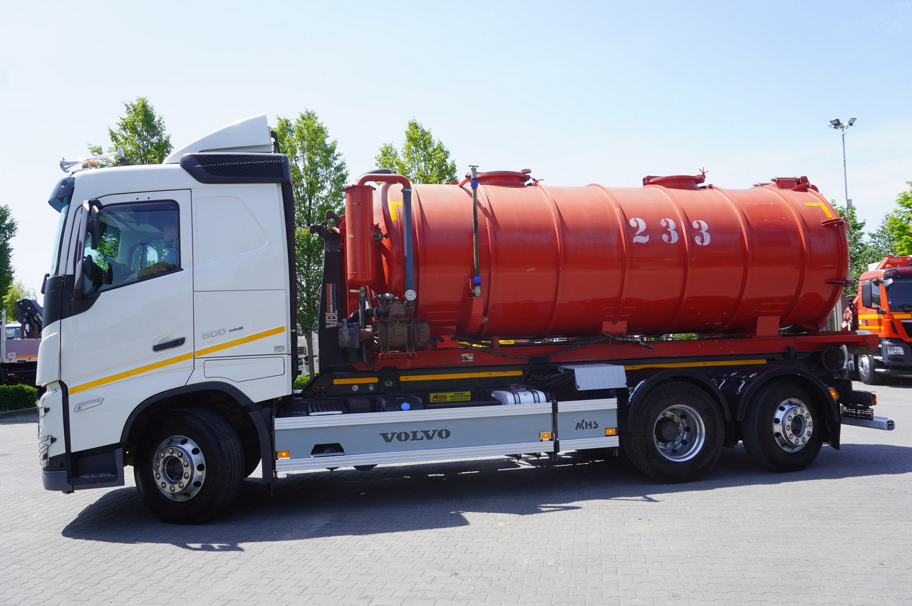 VOLVO Volvo FH 500 / Septic barrel 13000 l / Hook lift 21 t / 2022 / 3rd axle steered / 2 units - Slurry tanker: picture 3 VOLVO Volvo FH 500 / Septic barrel 13000 l / Hook lift 21 t / 2022 / 3rd axle steered / 2 units - Slurry tanker: picture 3