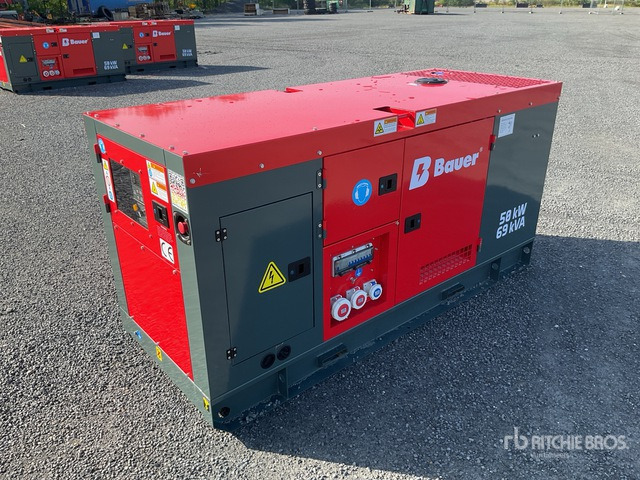2025 Bauer Generatoren GFS-50 ATS 62.5 kVA (Unused) Generator Set - Generator set: picture 1 2025 Bauer Generatoren GFS-50 ATS 62.5 kVA (Unused) Generator Set - Generator set: picture 1