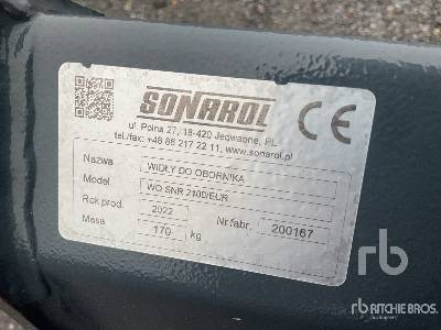 SONAROL WO SNR 2100 mm Ag Tractor (Unused) - Attachment: picture 5 SONAROL WO SNR 2100 mm Ag Tractor (Unused) - Attachment: picture 5