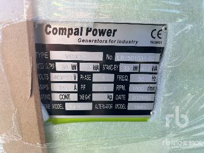COMPAL VG-R30 30 kW 37.5 kVA (Unused) - Generator set: picture 5 COMPAL VG-R30 30 kW 37.5 kVA (Unused) - Generator set: picture 5