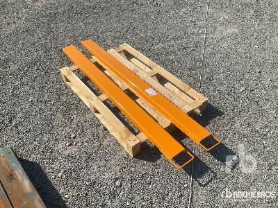 FORK-EXTENSIONS 3T-1800MM (Unused) - Forks for Skid steer loader: picture 1 FORK-EXTENSIONS 3T-1800MM (Unused) - Forks for Skid steer loader: picture 1