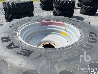 GOODYEAR 650/75R32 Quantity of (2) - Wheel and tire package: picture 2 GOODYEAR 650/75R32 Quantity of (2) - Wheel and tire package: picture 2