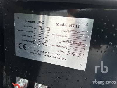 JPC HT12 (Unused) - Mini excavator: picture 1 JPC HT12 (Unused) - Mini excavator: picture 1