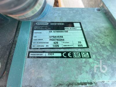 MASCHIO GASPARDO SAURO 800/10 10 m (Unused) - Sprayer: picture 5 MASCHIO GASPARDO SAURO 800/10 10 m (Unused) - Sprayer: picture 5