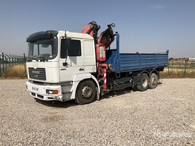 1999 MAN 26.414 FNLL Fassi F260XP Articulated Boom on Flatbed Truck with Crane - Flail mower/ Mulcher: picture 2 1999 MAN 26.414 FNLL Fassi F260XP Articulated Boom on Flatbed Truck with Crane - Flail mower/ Mulcher: picture 2