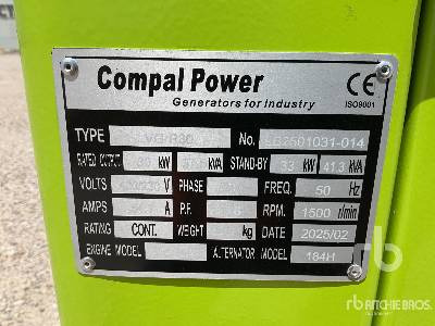 COMPAL VG-R30 41 kVA (Unused) - Generator set: picture 5 COMPAL VG-R30 41 kVA (Unused) - Generator set: picture 5