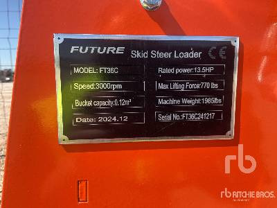 FUTURE FT36C (Unused) - Skid steer loader: picture 5 FUTURE FT36C (Unused) - Skid steer loader: picture 5