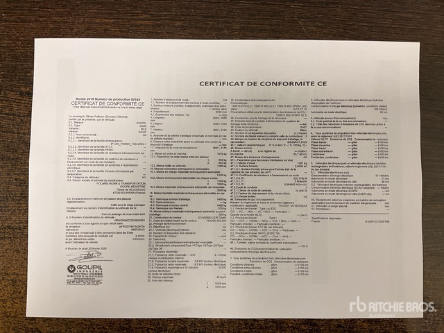 2020 Goupil G4M Electric Utility Vehicle - Municipal/ Special vehicle: picture 3 2020 Goupil G4M Electric Utility Vehicle - Municipal/ Special vehicle: picture 3