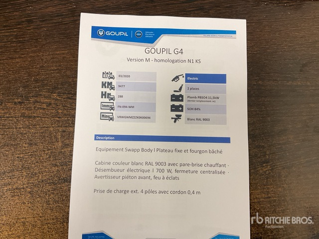 2020 Goupil G4M Electric Utility Vehicle - Municipal/ Special vehicle: picture 4 2020 Goupil G4M Electric Utility Vehicle - Municipal/ Special vehicle: picture 4